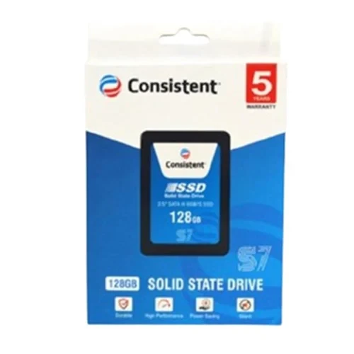 Consistent SSD 128GB 2.5 Inch SATA Internal SSD – Read: 550MB/s & Write: 500MB/s